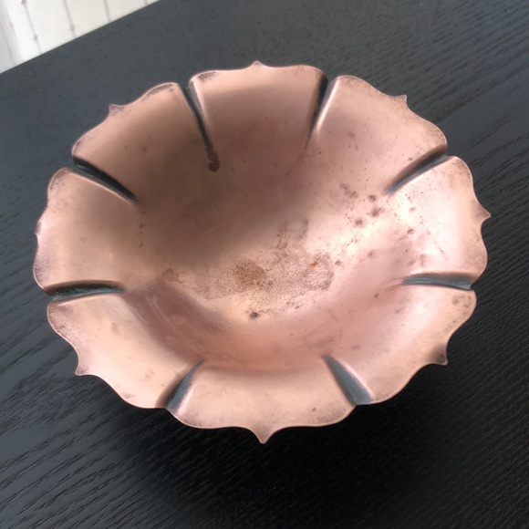 Copper Color Tray Stand and  Terra Cotta Christmas Tree - Picture 6 of 10